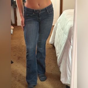 American Eagle Vintage Flare/bootcut True Blue Jeans Sz 6